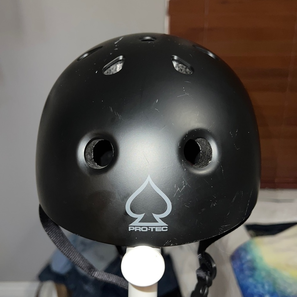 Matte Black Protec Helmet